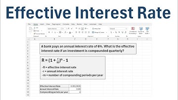 Calculate Effective Interest Rate in Excel (Step-by-Step Example)
