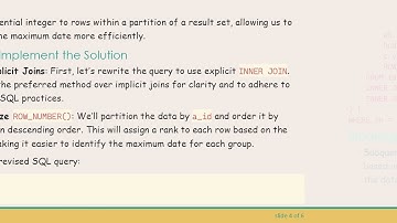 Solve SQL Problem: Group By from One Table and Max from Another