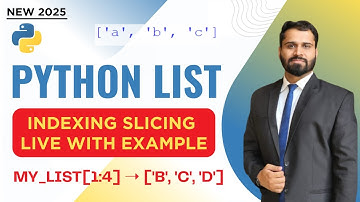 Master Python List in One Video | Indexing & Slicing Explained with Examples (2025)