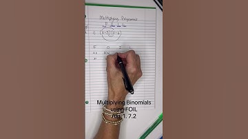Alg. 1   7.2. FOIL method of multiplying binomials #FOIL #multiplybinomials