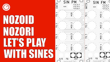 Nozoid Nozori - Playing With Sine Waves (AM, PM, FM & Waveshaper) | SYNTH ANATOMY