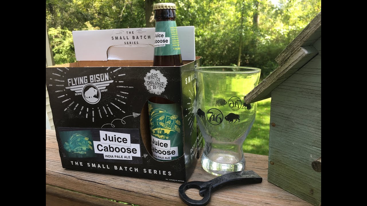 BBR Flying Bison Juice Caboose IPA YouTube