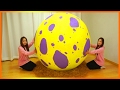 DIY Giant Surprise Egg Openging Super Giant Egg!! How to make Giant Egg RiaRua DIY Giant Surprise Egg Openging Super Giant Egg!! How to make Giant Egg RiaRua