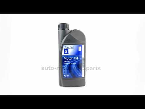 Моторное масло General Motors 10W-40  Semi Synthetic  (1 Liter) - 1942043, видео 1
