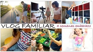 VLOG FAMILIAR, semana 4 embarazo gemelar/ Último día de colegio, prueba alergias