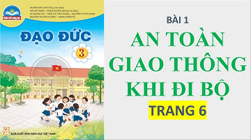 Đạo Đức 3 Chân Trời Sáng Tạo - Bài 1 An Toàn Giao Thông Khi Đi Bộ - Trang 6