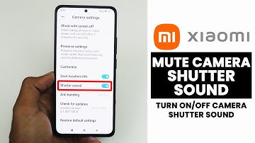 Mute Camera Shutter Sound on Xiaomi, Redmi Phone