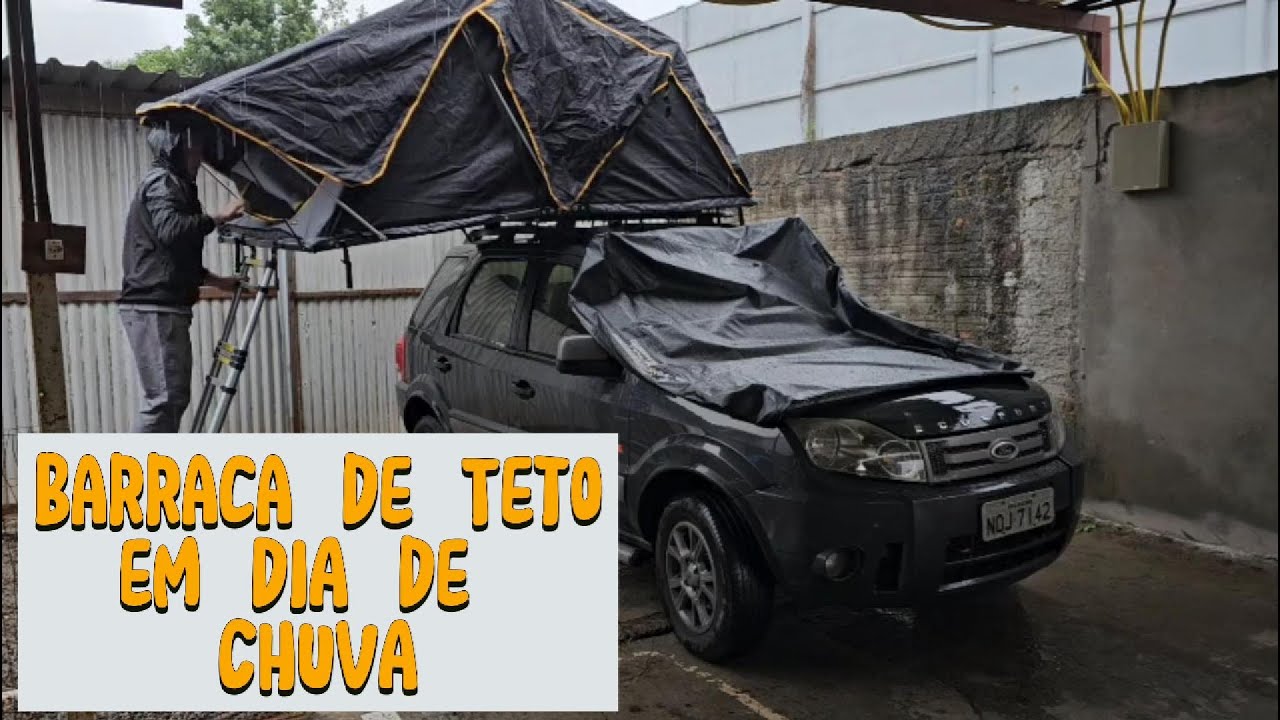 BARRACA DE TETO para CARRO EM DIA DE CHUVA  VEJA SUAS VANTAGENS .