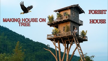 🏡We Built a Bamboo Treehouse in the Indian Jungle  #Indianjungle #BambooTreehouse #JungleHouseBuild