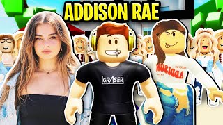 I Got Adopted By Addison Rae In Roblox Brookhaven.. 😲👧