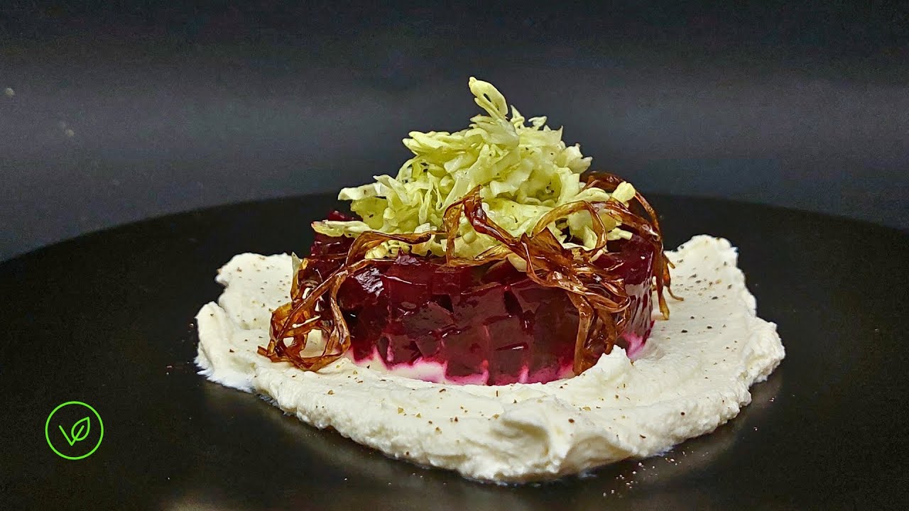 Tartare di Barbabietola Vegana -  il Secondo per Natale Pronto in 10 Minuti