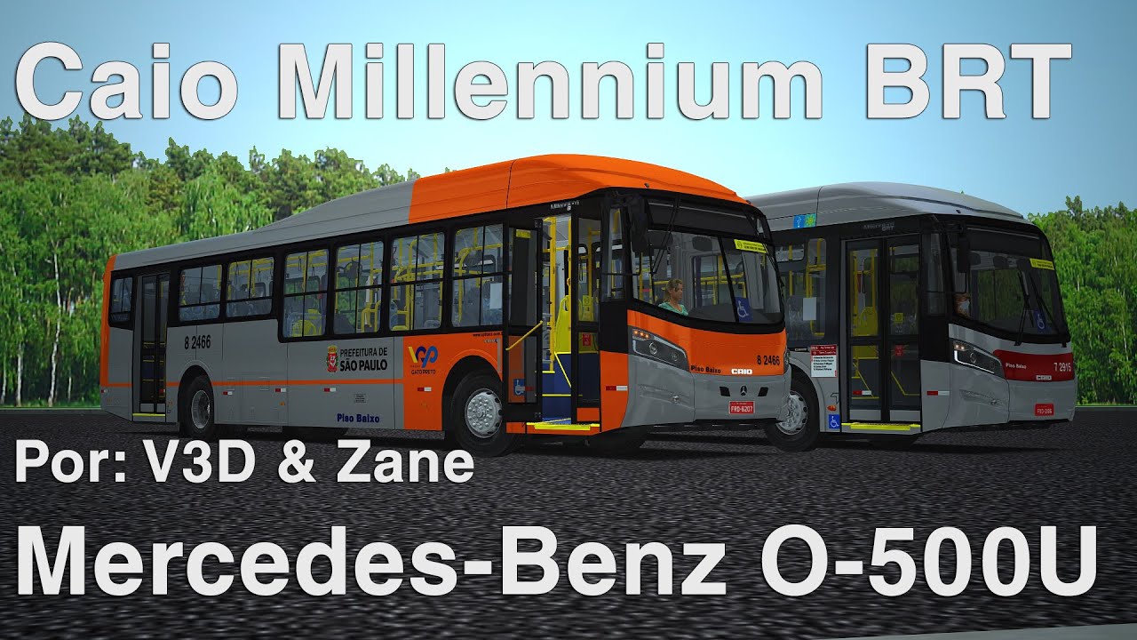 Caio Millennium IV MB O-500U BlueTec 5 padrão SPTrans/SP (Fase 2) para Proton  Bus Simulator - AD Gaming Mods