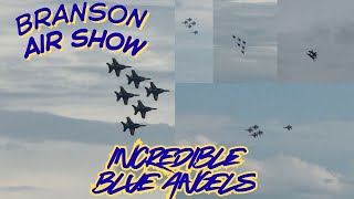 Incredible Blue Angels Show | Watched From Menards In Hollister MO | They Flew Right Over Us