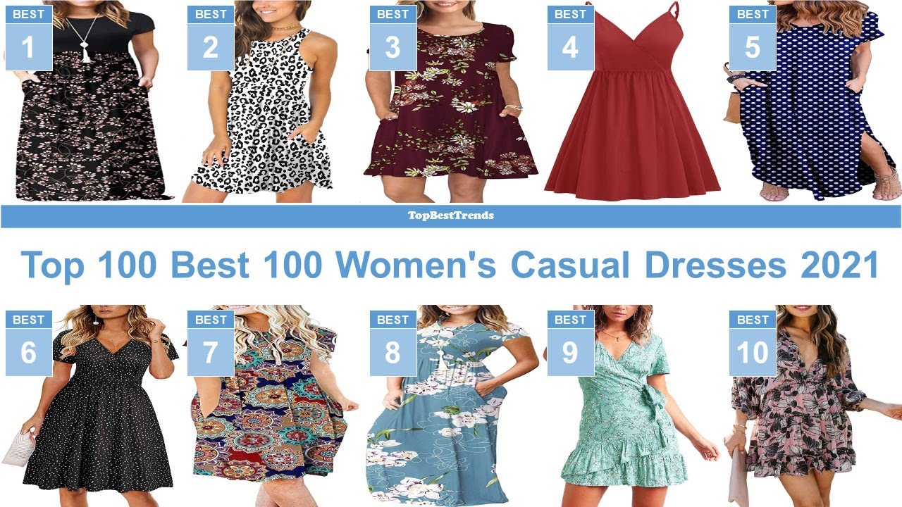 Top 100 Best 100 Women's Casual Dresses 2021