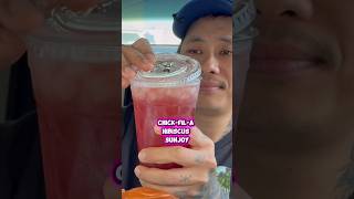Trying the NEW CHICK-FIL-A HIBISCUS SUNJOY Review for you! 🤔