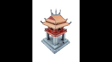 Hướng dẫn lắp ghép mô hình Khuê Văn Các - Mô hình giấy cao cấp TAYTA