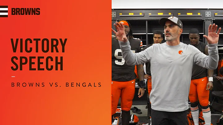 Kevin Stefanski's Victory Speech vs. Bengals
