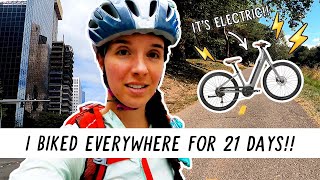 Replacing My Car with an E-BIKE! Will it Turn Me Into a Bike Commuter?! | Miranda in the Wild