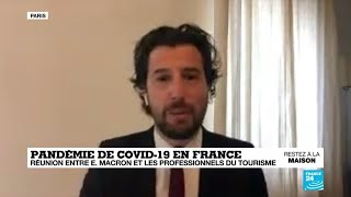 Covid-19 : Réunion entre Emmanuel Macron et les professionnels du tourisme