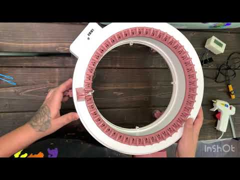 Sentro 48 pin knitting machine overview & attaching a digital row counter 