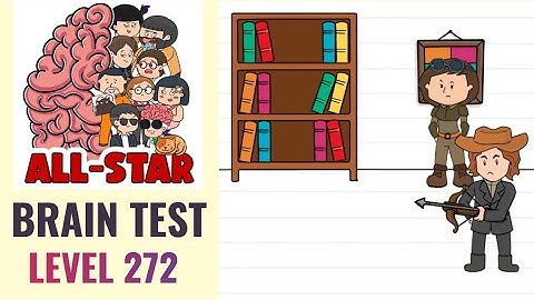 Brain Test All Star Level 272 | That bookcase hides something. Find it! | Walkthrough
