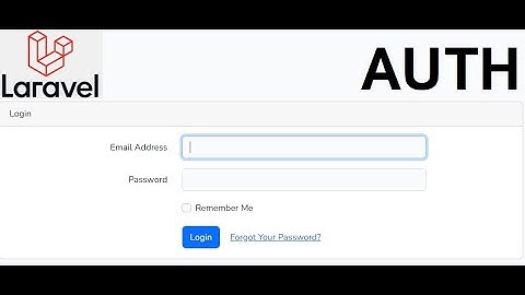 Laravel 9 Autenticación Login Register Auth
