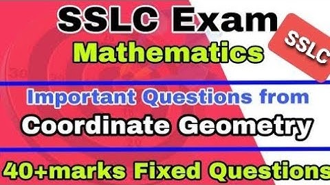 SSLC Mathematics Passing Package | Important Questions For 10th Exam Karnataka
