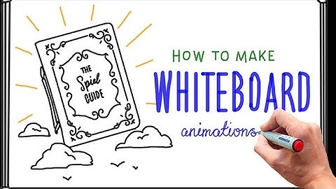 How to Create Whiteboard Animation with your smartphone