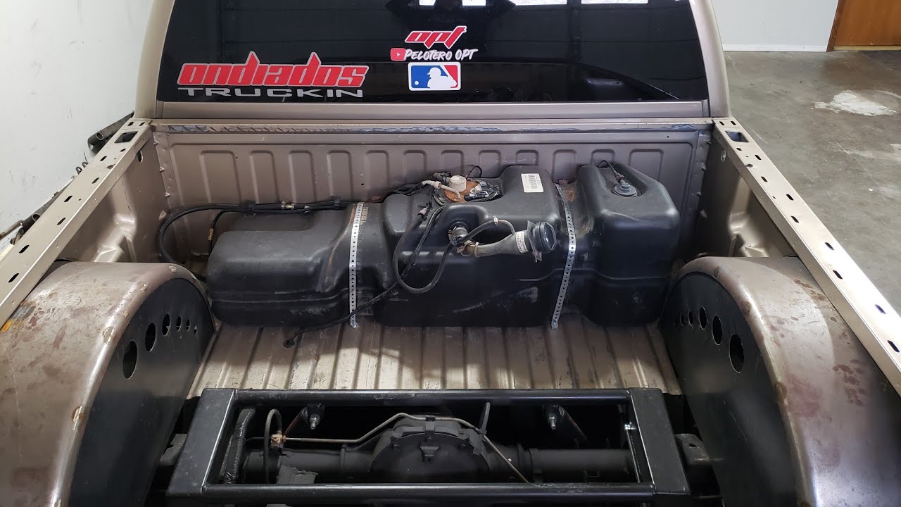 HOW TO RELOCATE THE OEM GAS TANK ⛽ ON A 04 SILVERADO YouTube