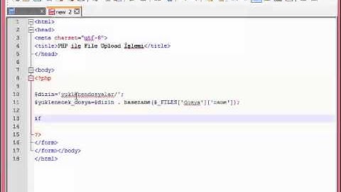 24  Php’ de Dosya Yükleme İşlemi (file upload)
