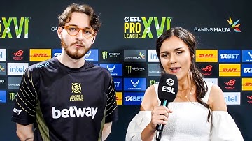 NIP hampus - Interview before LAST MATCH vs NaVi | ESL Pro League Season 16 | CSGO