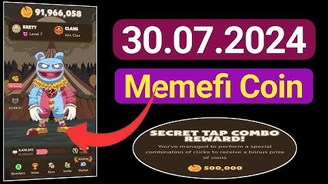 Memefi Secret Combo Today | Memefi Today Secret Code | Memefi Secret Code | Memefi Daily Combo