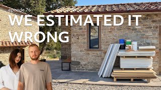 #76 We ORDERED TOO MANY materials. Renovation in Italy. From an ABANDONED HOUSE to OWN COFFEE.