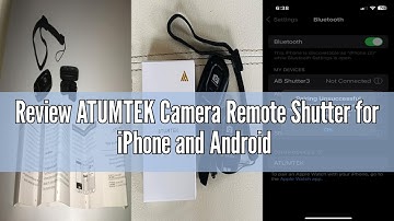 Review ATUMTEK Camera Remote Shutter for iPhone and Android Smartphones (2 Pack), Wireless Phone Rem