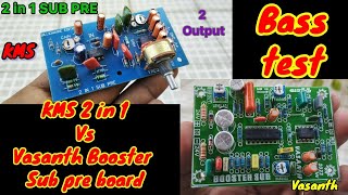 KMS 2 in 1 Vs Vasanth Booster Sub Pre board | Dual Supply 24V |Performance Bass Test | GKS Info Tech screenshot 3
