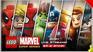 LEGO Marvel Super Heroes: 2024 LIVE STREAMS Ep. 2 STORY (on Xbox Series X) - HTG