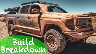 OVERLAND TOYOTA TUNDRA TRUCK BUILD  Offroad Toyota Tundra Bug Out Truck Walk Around