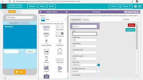 How To Make Calculator in code.org(Part1-Design)