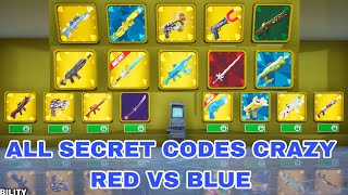 ALL SECRETS CODE CRAZY RED VSBLUE MAP FORTNITE - FIND ALLSECRET CODE LOCATIONS *EASY*