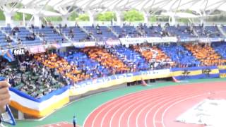 Vファーレン長崎2014 J2第10節 大分戦 コレオ対決