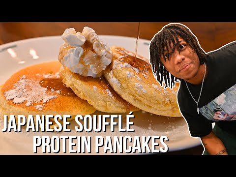 Japanese Soufflé Protein Pancakes | Cooking with Kaden | 2