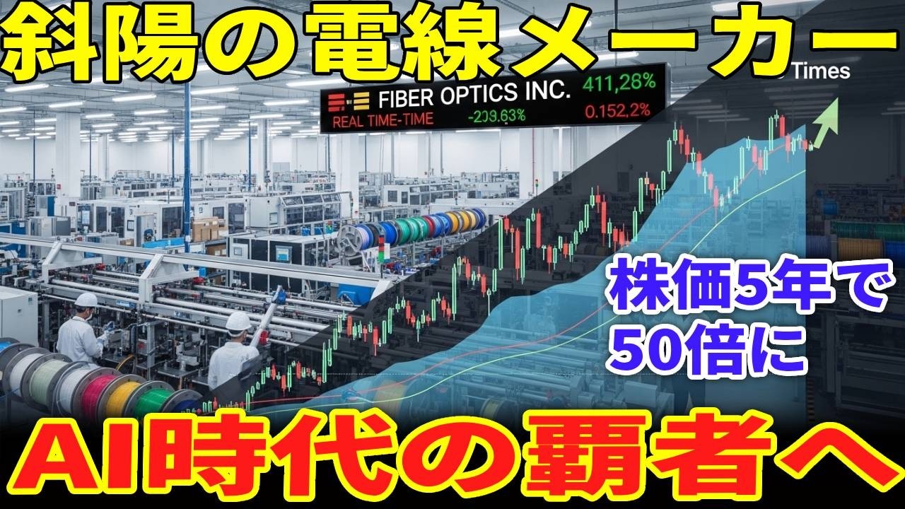 【衝撃】AIが止まる日…半導体ではなく光ファイバーが世界最大のボトルネックになった本当の理由
