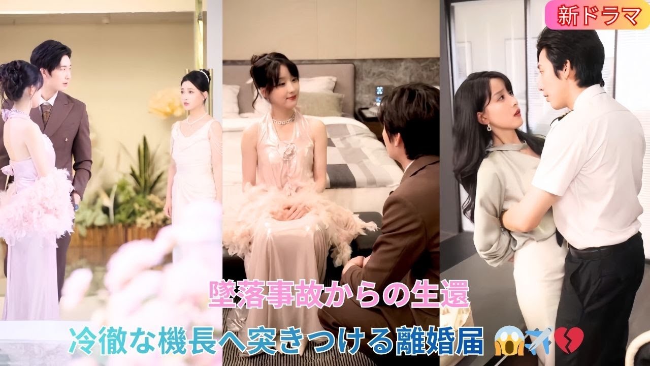 冷徹な機長に三年無視された妻が墜落事故から生還し離婚を突きつける😱✈️💔