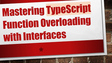 Mastering TypeScript Function Overloading with Interfaces