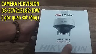 Camera hikvision DS-2CV2121G2-IDW/WIFI/H265/CÓ KHE MICROSD 256G ( camera an ninh chống trộm )