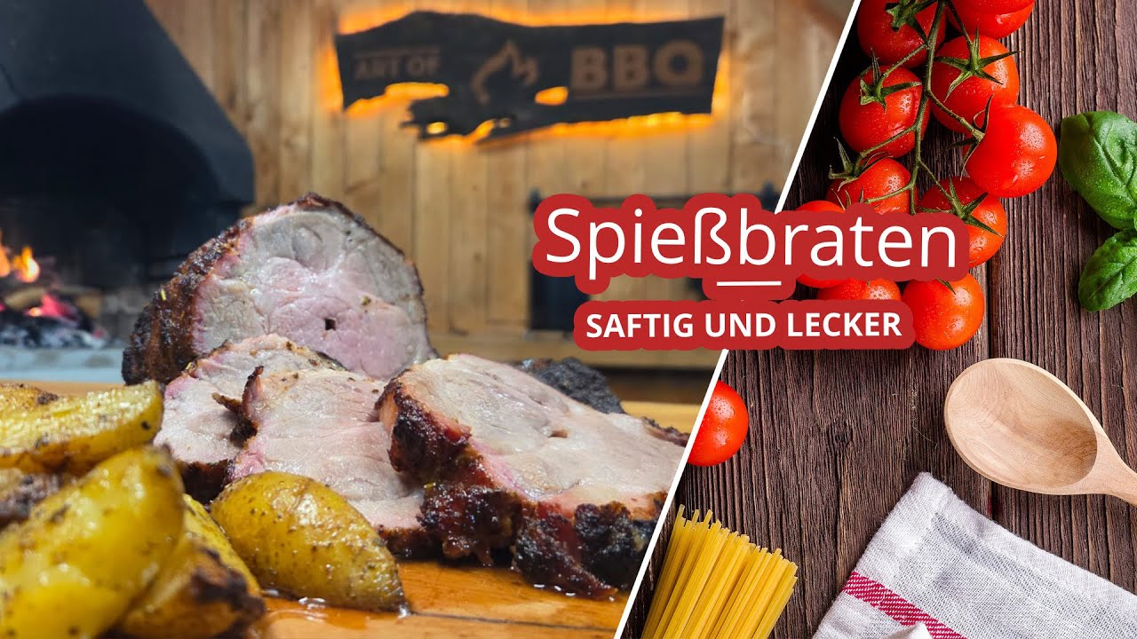 Nacken Spießbraten mit 3 Zutaten