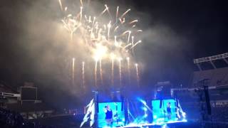 Metallica Enter sandman with closing fireworks Orlando July 5, 3017