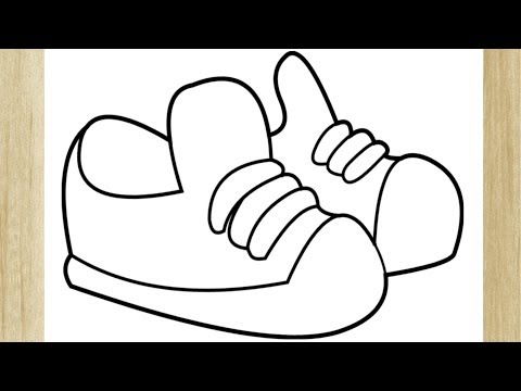 Video: Cómo Dibujar Zapatillas De Deporte Con Un Lápiz Paso A Paso