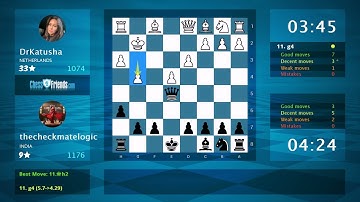 Chess Game Analysis: DrKatusha - thecheckmatelogic, 0-1 (By ChessFriends.com)