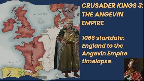 Crusader Kings 3 1066 England to The Angevin Empire timelapse